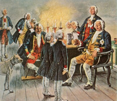 Veliaht Prens Frederick ve Prens Henry... babalarına krala İyi Geceler, 1727, 1936 dediler. by Unbekannt