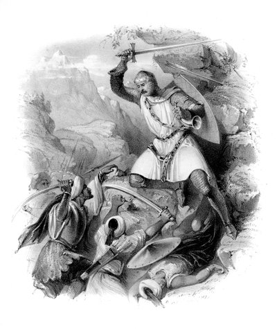 Savaşta Haçlı, 19. yüzyıl by Unbekannt