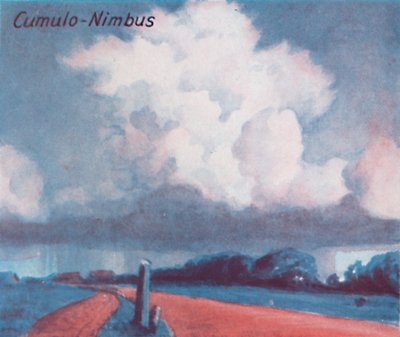 Cumulo-Nimbus - Gökyüzünde Bir Düzine Temel Bulut Oluşumu, 1935 by Unbekannt