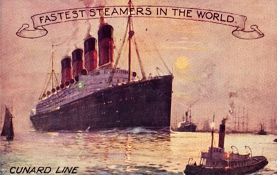 Cunard Line - Dünyanın En Hızlı Vapurları, c1910