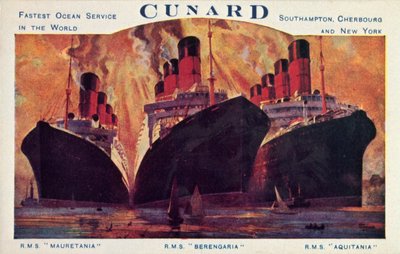 Cunard okyanus gemileri, 1920