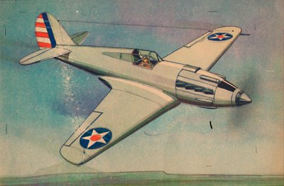 Curtis X.P.40 Avcı Uçağı, c1944. by Unbekannt