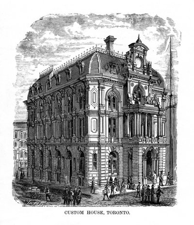 Custom House, Toronto, Ontario, Kanada, 19. yüzyıl by Unbekannt