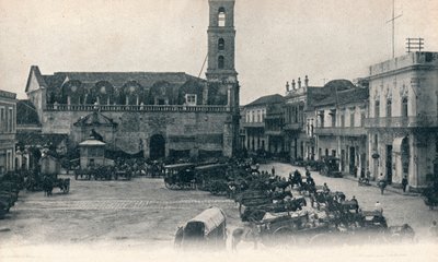 Özel Ev ve Meydan, Havana, Küba, c1900 by Unbekannt