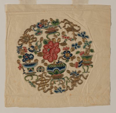 Motif İğne Oyasını Kes, Çin, Qing hanedanı 1644-1911, 19. yüzyıl. by Unbekannt