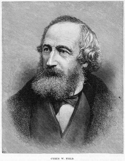 Cyrus W Field, Amerikalı finansör, 19. yüzyıl by Unbekannt