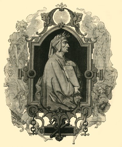 Dante Alighieri, c1265 -1321, 1890. by Unbekannt
