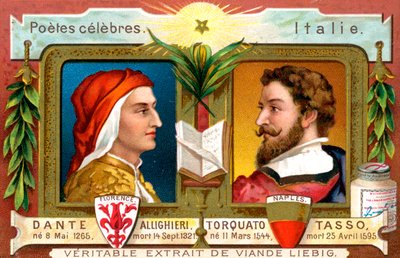 Dante Allighieri ve Torquato Tasso, c1900 by Unbekannt