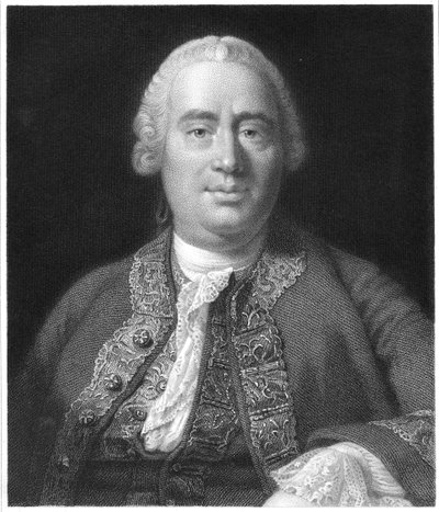 David Hume, İskoç filozof, tarihçi ve ekonomist, 1837 by Unbekannt