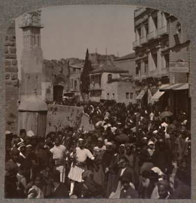 David Caddesi, Kudüs, c1900 by Unbekannt
