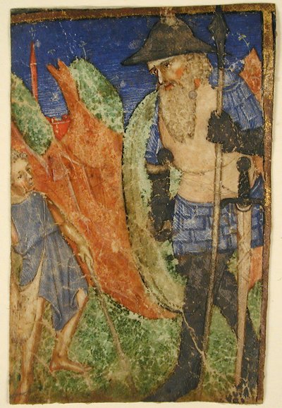 David ve Goliath, Fransızca, yak. 1400. by Unbekannt