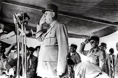 De Gaulle, Cezayir, Mayıs 1958 by Unbekannt