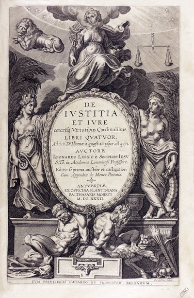 Leonardus Lessius, 1632 by Unbekannt