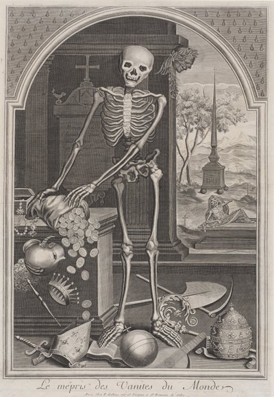 Dünyevi Kibirlerle Ölüm, 17001720. by Unbekannt