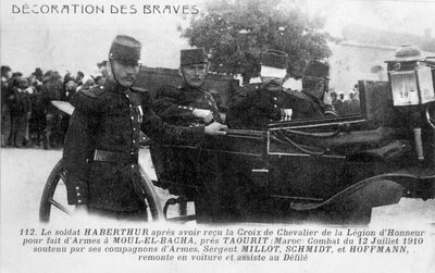 Légion dHonneur, c1910 ile bir Fransız askerinin dekorasyonu by Unbekannt