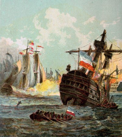 Hollanda Filosunun Yenilgisi, 1666 c1850s by Unbekannt