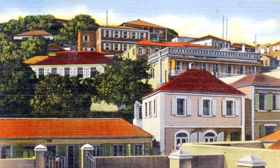 Danimarka Tepesi, Charlotte Amalie, Saint Thomas, Virgin Adaları, c1900s by Unbekannt