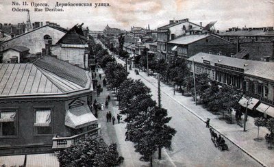 Deribasovskaya Caddesi, Odessa, Rusya, 19. yüzyıl ortası by Unbekannt