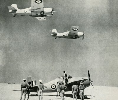Çöl Filosu - İkinci Dünya Savaşı sırasında Filo Hava Kolunun uçakları, c1943. by Unbekannt
