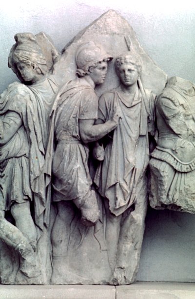 Bergama sunağının Telephus Frizinden detay, MÖ 164-156 by Unbekannt