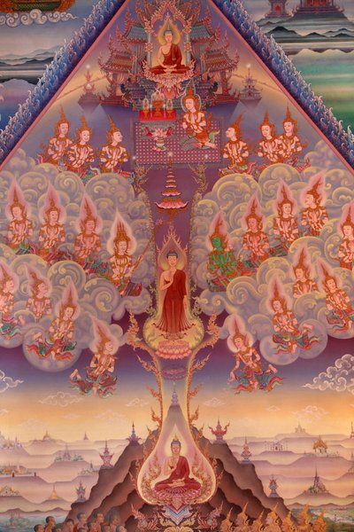 Buddhapadipa tapınağı, Wimbledon, Grande-Bretagne Uposatha