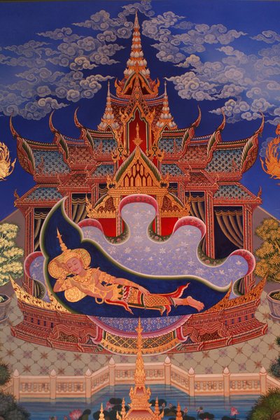 Buddhapadipa tapınağı, Wimbledon, Grande-Bretagne Uposatha