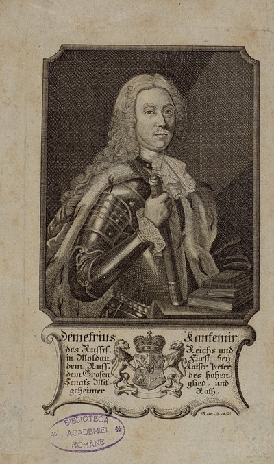 Dimitrie Cantemir 1673-1723, 1771 by Unbekannt
