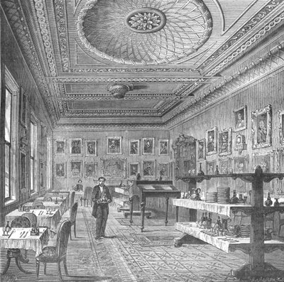 Garrick Kulübünün Yemek Odası, 1897 by Unbekannt