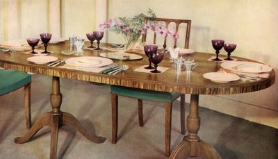 Harrods Ltd. tarafından düzenlenen yemek masası, Londra, 1937. by Unbekannt