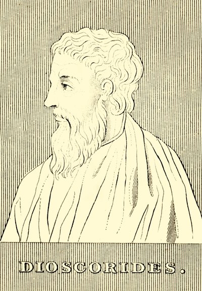 Dioscorides, c40-90 AD, 1830 by Unbekannt
