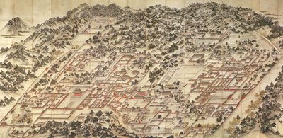 Donggwoldo Doğu Sarayları Tablosu, 1830 dolayları. by Unbekannt