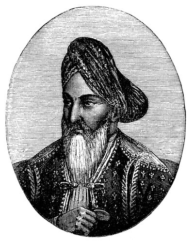 Dost Muhammed Han 1793-1863 Afganistan hükümdarı, c1880 by Unbekannt
