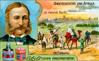 Dr Heinrich Barth, Alman coğrafyacı ve kaşif, c1900 by Unbekannt