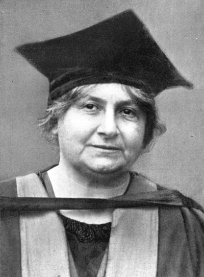 Maria Montessori 1870-1952, İtalyan filozof, 1926 by Unbekannt