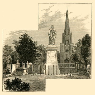 Dr. Watts Anıtı, Abney Park Mezarlığı, c1876. by Unbekannt