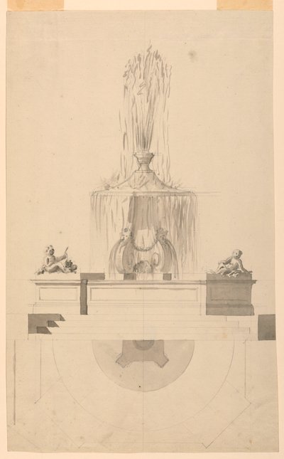 Çizim, Çeşme, 1775 by Unbekannt