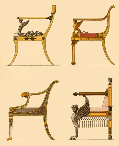 Misafir odası sandalyeleri, 1808, 1946. by Unbekannt