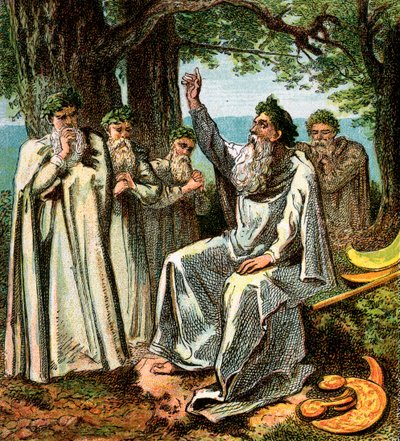 Druidler veya İngiliz Rahipler, c1850 by Unbekannt