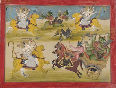 Durga, 19. yüzyılın ortalarında bir Devi Mahatmya