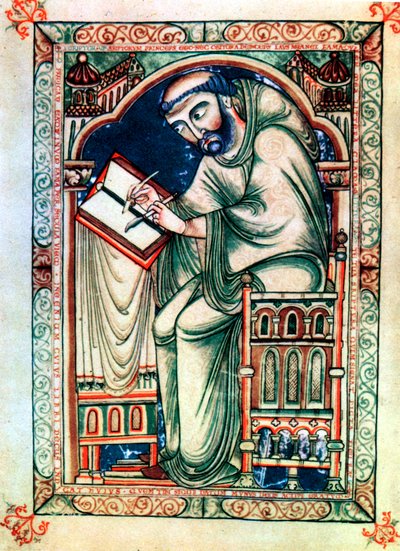 Eadwine the Scribe, 12. yüzyılın ortalarında by Unbekannt