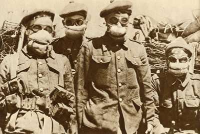 Erken gaz maskeleri, Birinci Dünya Savaşı, 1915, 1935. by Unbekannt