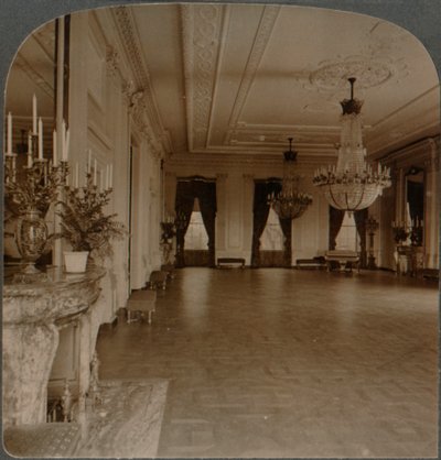 Resepsiyonların düzenlendiği doğu odası, Beyaz Saray, Washington D.C., c1900 by Unbekannt