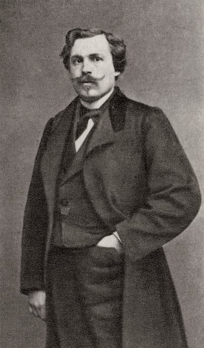 Edmond de Goncourt, Fransız yazar, 1868 by Unbekannt