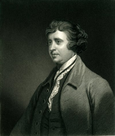 Edmund Burke, c1760, c1884. by Unbekannt