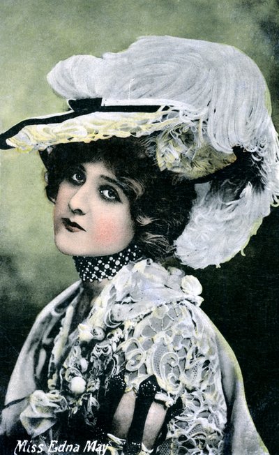 Edna Mayıs 1878-1948, Amerikalı şarkıcı ve oyuncu, 20. yüzyılın başlarında by Unbekannt