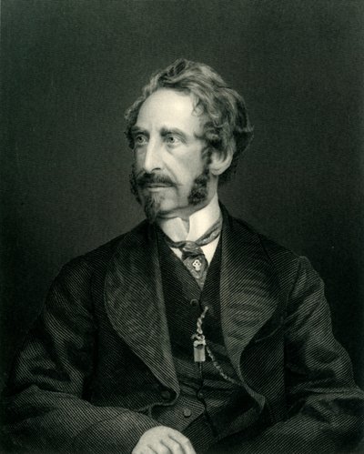 Edward G.E.L. Bulwer-Lytton, Lord Lytton, 1850, c1884. by Unbekannt