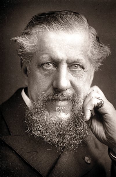 Edwin Arnold 1832-1904, İngiliz oryantalist, şair ve gazeteci, c1890 by Unbekannt