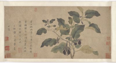 Patlıcan, Yuan veya Ming hanedanı, 14. yüzyıl. by Unbekannt