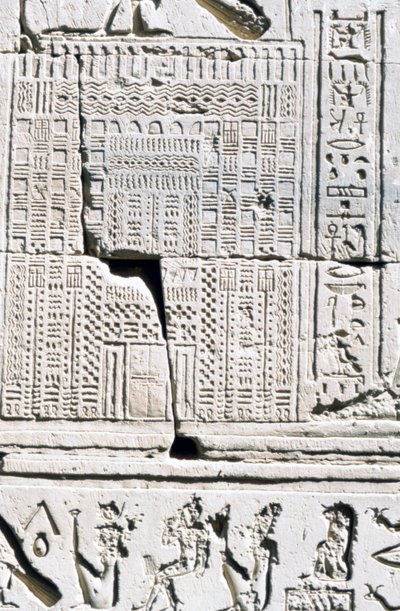 Mısır takvimi, Kom Ombo Tapınağı, Mısır, MÖ 2.-1. yüzyıl by Unbekannt