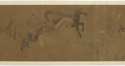 Sekiz At ve Damat, Ming veya Qing hanedanı, 17. yüzyıl. by Unbekannt